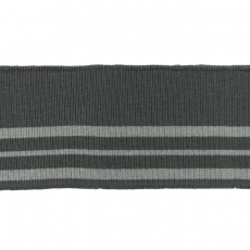 Cuff Streifen Dunkelgrau
