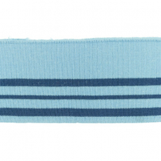 Cuff Streifen Hellblau