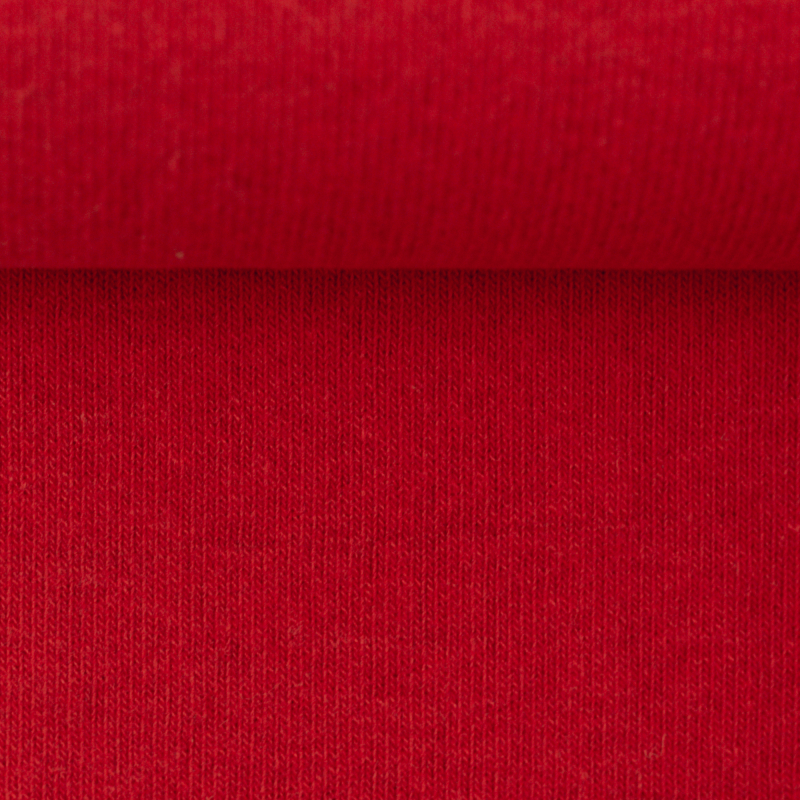 Bene Strick angeraut - uni rot Swafing