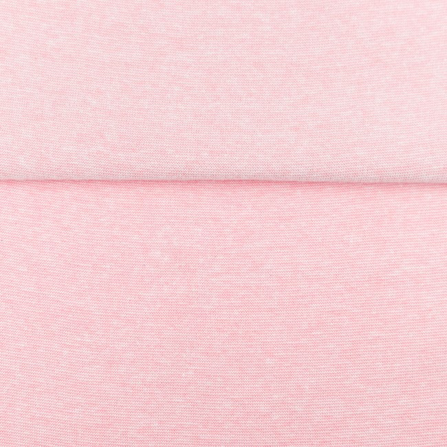 Luxusbündchen uni rosa meliert
