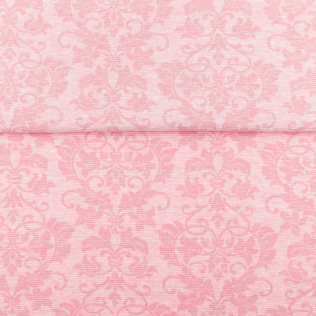 Luxusbündchen Design rosa meliert