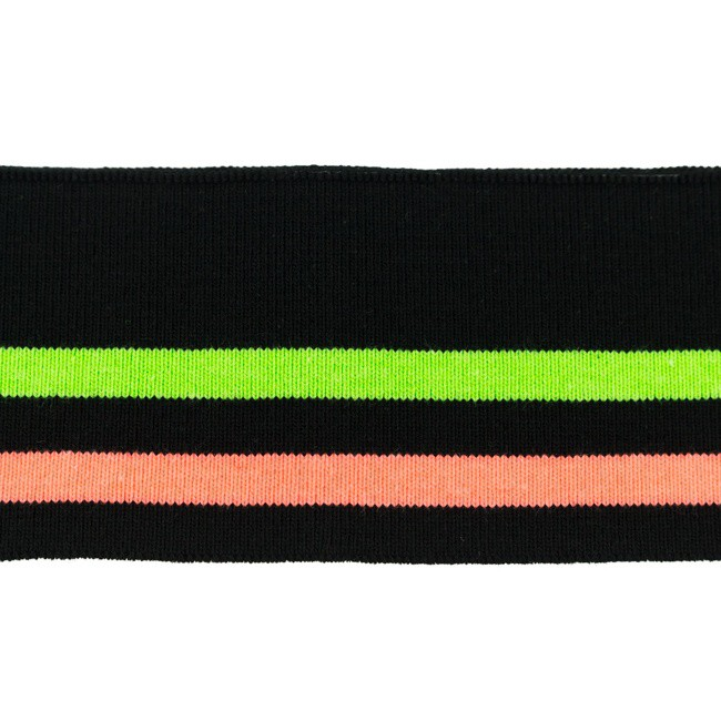 Cuff Streifen Neon Schwarz
