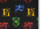 Jersey - Harry Potter Buchstaben auf schwarz