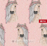 Sweat angeraut - Pferd mit Blumenkranz Fräulein von Julie