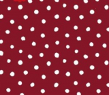Jersey - unregelmäßige Punkte bordeaux Fräulein von Julie