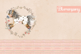 Sommersweat Panel - Blumenpony Lillestoff