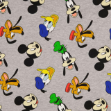 French Terry  - Mickey Mouse & Friends grau