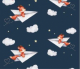 Jersey - Paperplane Fox Fräulein von Julie