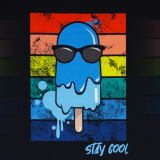 Jerseypanel - Happy Summer by Lycklig Design Stay Cool