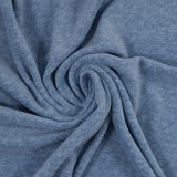 Fleece meliert rauchblau